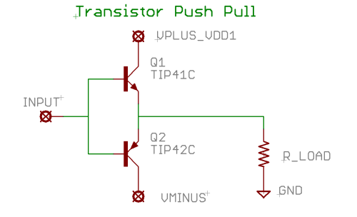Push Pull Transistor Circuit