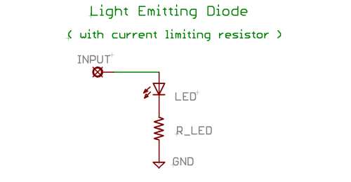 LED and current limiting resistor